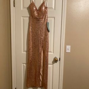 Rose Gold sequence Dress